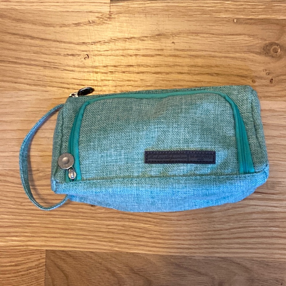 Angoo In Style Bag Woven Fabric Travel Cosmetic Make Up Brush Tote Case Bag